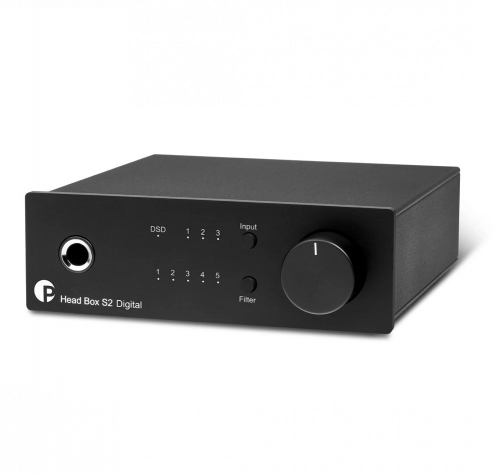 Pro-Ject Head Box S2 Digital hrlursfrstrkare med DAC & frstegsutgng, svart i gruppen Hrlurar / Hrlurssteg & Digitala Walkmans hos Ljudfokus.se (10203010047)