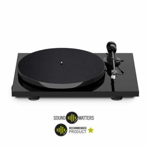 Pro-Ject E1 vinylspelare med Audio Technica AT3600L-pickup, pianosvart i gruppen Kampanj / Black Friday hos Ljudfokus.se (102060218)