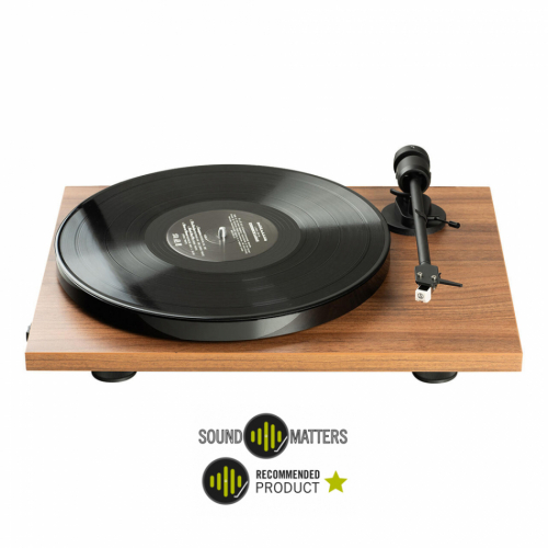 Pro-Ject E1 vinylspelare med Audio Technica AT3600L-pickup, valnt i gruppen Kampanj / Black Friday hos Ljudfokus.se (102060219)