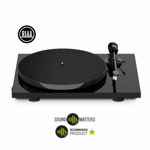 Pro-Ject E1 Phono vinylspelare med Audio Technica AT3600L-pickup, pianosvart i gruppen Kampanj / Black Friday hos Ljudfokus.se (102060225)