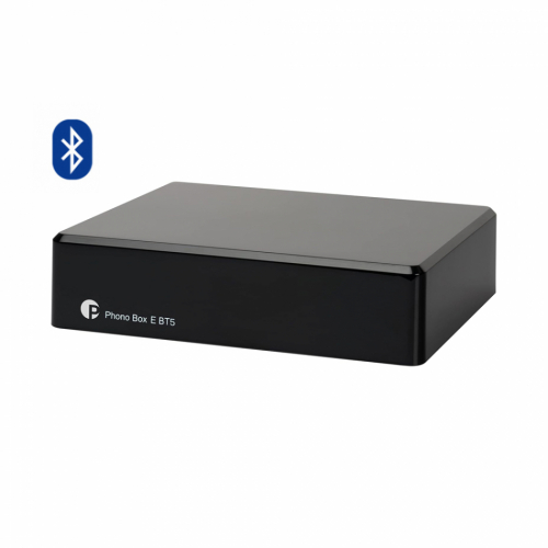 Pro-Ject Phono Box E BT5, RIAA-steg med Bluetooth fr vinylspelare svart i gruppen Vinyl / RIAA-steg hos Ljudfokus.se (102060414)