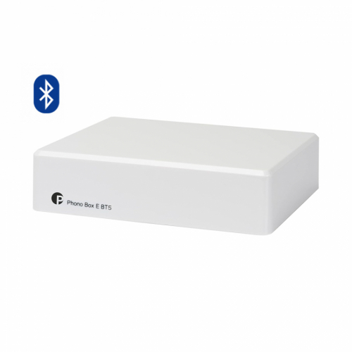 Pro-Ject Phono Box E BT5, RIAA-steg med Bluetooth fr vinylspelare vitt i gruppen Vinyl / RIAA-steg hos Ljudfokus.se (102060415)