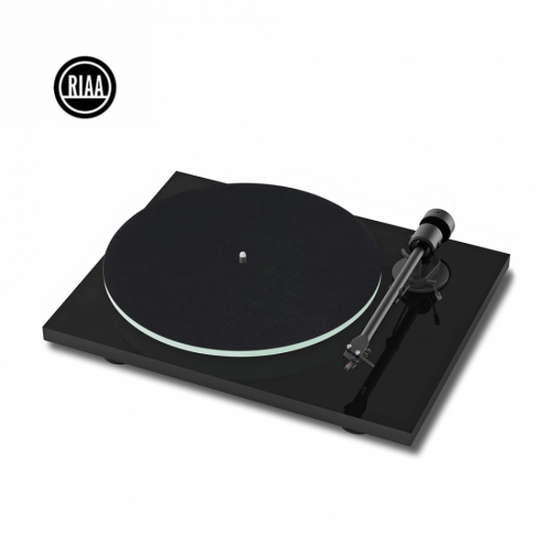 Pro-Ject T1 EVO Phono vinylspelare med Ortofon OM10-pickup, pianosvart i gruppen Kampanj / Black Friday hos Ljudfokus.se (102060658)