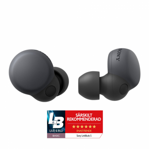 Sony LinkBuds S True Wireless in-ear hrlurar med brusreducering, svart i gruppen Hrlurar / Trdlsa hrlurar hos Ljudfokus.se (120WFLS900NB)