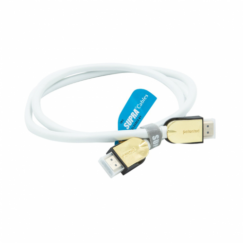 Supra HDMI 2.1 UHD8K, HDMI-kabel med std fr 8K HDR, vit i gruppen Kablar / HDMI-kablar hos Ljudfokus.se (215UHD8WH)