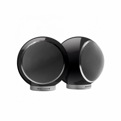 Elipson Planet M klothögtalare, pianosvart par i gruppen Högtalare / Stativhögtalare hos Ljudfokus.se (303ELIPLAM2B)