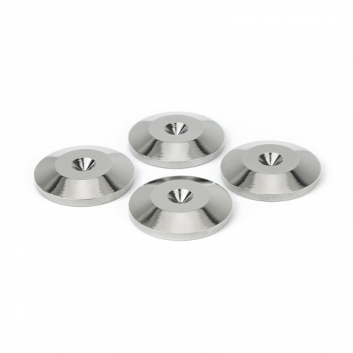 Dynavox Spikesunderlgg 4-pack, silver i gruppen vrigt / Vibrationsdmpning hos Ljudfokus.se (320208049)