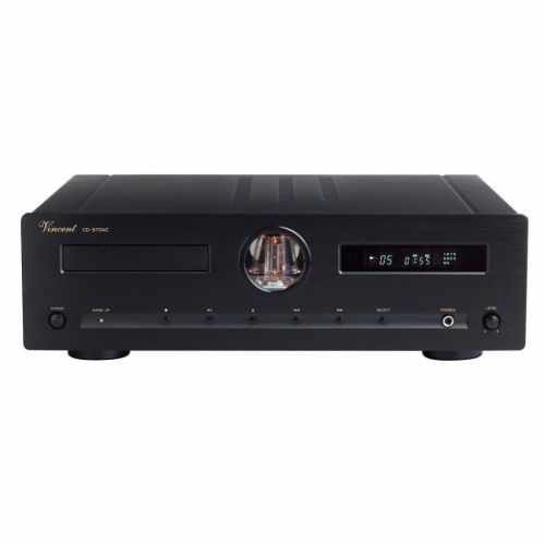 Vincent CD-S7DAC, CD-spelare med DAC, svart i gruppen Mediaspelare / CD-spelare hos Ljudfokus.se (320CDS7DACB)