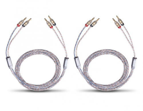 Oehlbach Twinmix Two LS-Kabel, hgtalarkabel med bananpluggar 2x3 meter i gruppen Kablar / Hgtalarkablar hos Ljudfokus.se (320D1C10737)