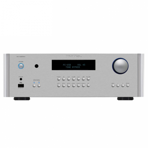 Rotel RA1592 MKII stereofrstrkare med DAC, RIAA-steg & MQA-std, silver i gruppen Frstrkare / Stereofrstrkare hos Ljudfokus.se (352RA1592MKIIS)