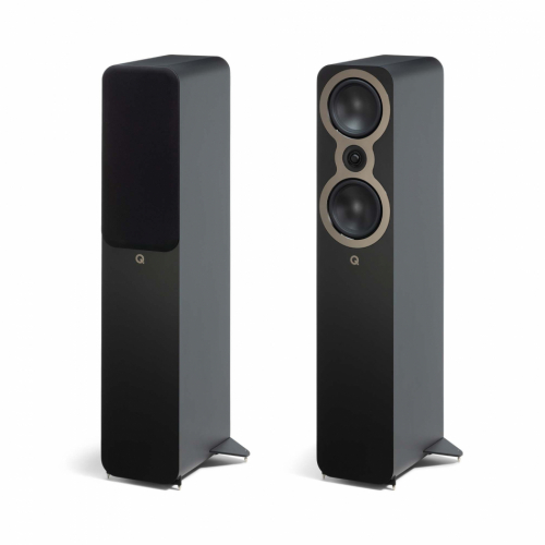 Q Acoustics 3050c golvhgtalare, mattsvart par i gruppen Hgtalare / Golvhgtalare hos Ljudfokus.se (400QA3352)