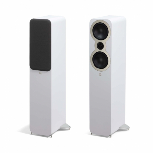 Q Acoustics 3050c golvhgtalare, mattvitt par i gruppen Hgtalare / Golvhgtalare hos Ljudfokus.se (400QA3354)