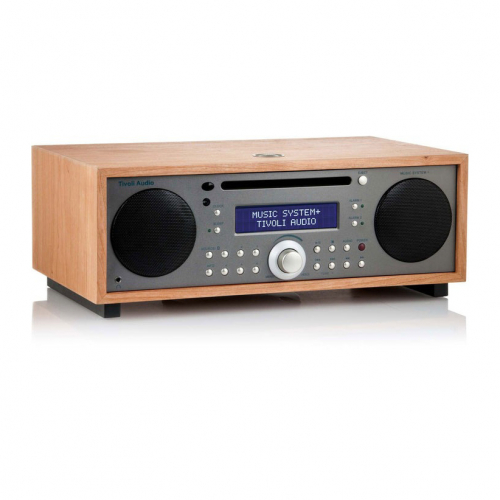 Tivoli Audio Music System Plus med CD, Bluetooth & radio, krsbr/taupe i gruppen Mediaspelare / Radio hos Ljudfokus.se (404TAMSYPTPC)