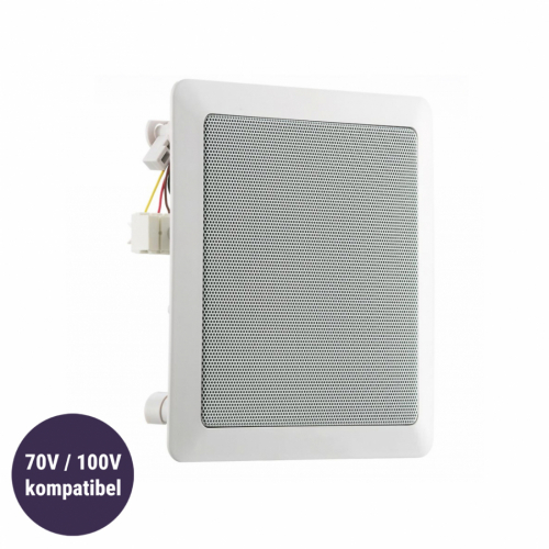 Visaton DL 18/2 SQ infllnadshgtalare 100V-kompatibel, styck i gruppen Installationsljud / Infllnadshgtalare hos Ljudfokus.se (83050154)