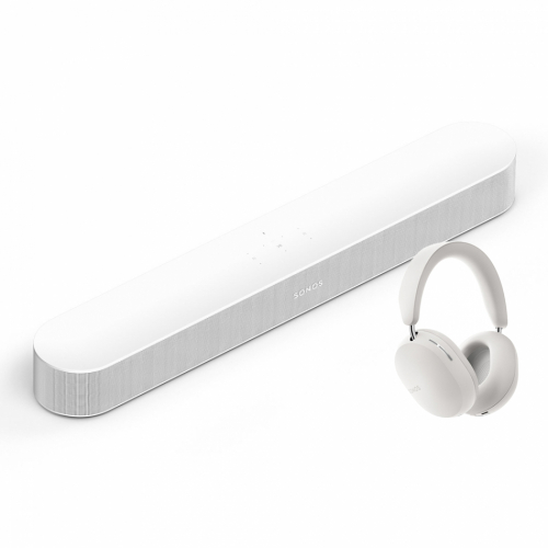 Sonos Beam (gen 2) soundbar med Ace hrlurar, underhllningspaket vitt i gruppen Kampanj / Lnekampanj hos Ljudfokus.se (SETBEAMG2PKT4)