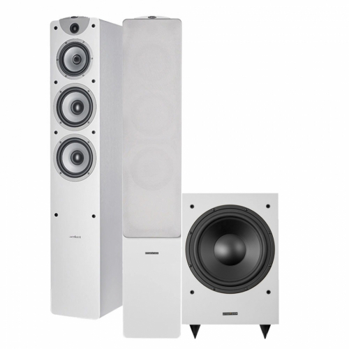 Dynavoice Magic F-7 EX v3 & MW10 Hgtalarpaket Stereo 2.1 Vitt i gruppen Paket / Hgtalare fr musik hos Ljudfokus.se (SETF7EXPKT14)