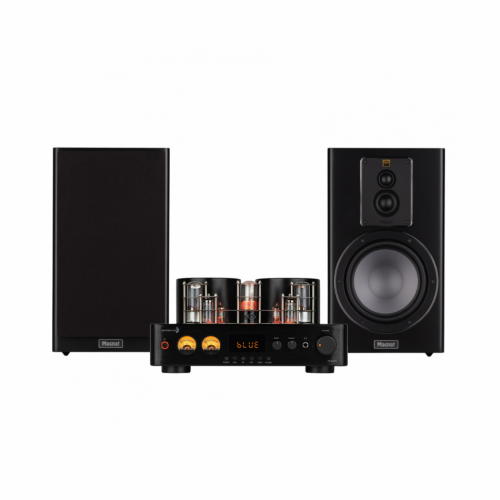 Dayton Audio HTA200 & Magnat Signature 603 Stereopaket Stativhgtalare Svarta i gruppen Paket / Hifi - Musikanlggning hos Ljudfokus.se (SETHTA200PKT1)