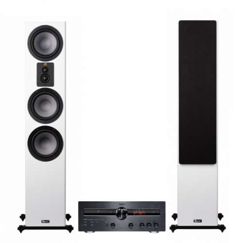 Magnat MA900R & Signature 607 Vita Stereopaket Golvhgtalare i gruppen Paket / Hifi - Musikanlggning hos Ljudfokus.se (SETMA900PKT3)