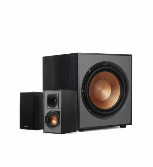 Klipsch R-41PM & R-120SW Aktivt Hgtalarpaket Stereo 2.1 i gruppen Kampanj / Julklappstips hos Ljudfokus.se (SETR41PMPKT1)