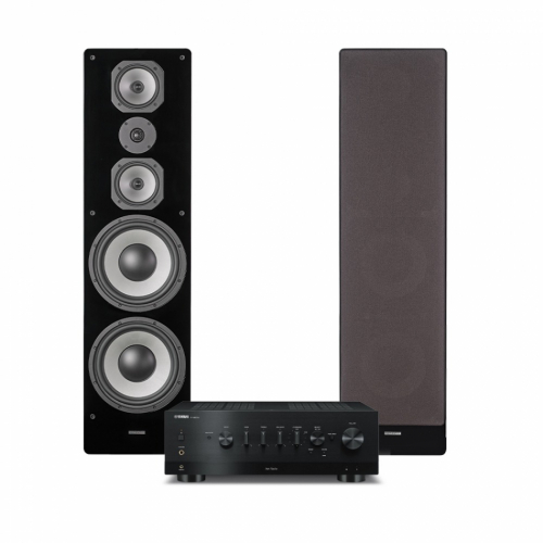 Yamaha R-N800A & Dynavoice Challenger M-105 EX v4 Stereopaket Golvhgtalare i gruppen Paket / Hifi - Musikanlggning hos Ljudfokus.se (SETRN800APKT3)