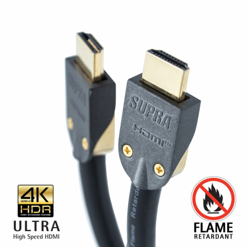 Supra HDMI 2.0 UHD4K FRHF HDMI-kabel i gruppen Installationsljud / Installationskablar hos Ljudfokus.se (UHD4FRHF)