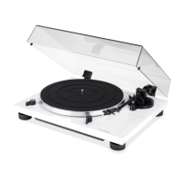 Thorens TD 201 skivspelare med Audio Technica AT3600-pickup, vit