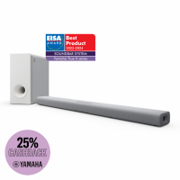 Yamaha True X Bar 50A soundbar med trdls subwoofer & Dolby Atmos, ljusgr