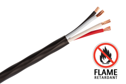 Supra Skyflex 4x4.0 FRHF högtalarkabel, lösmeter svart