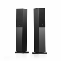 Audio Pro A38 W streaminghögtalare powered by Linkplay med HDMI ARC, svart par