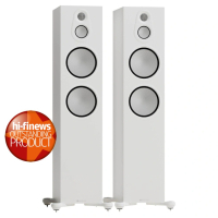 Monitor Audio Silver 500 8G golvhögtalare, mattvitt par