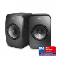 KEF LSX aktiva Wifi-hgtalare med DAC, Bluetooth & AirPlay 2, svart par