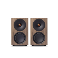 Cambridge Audio L/R M aktiva stereohögtalare med nätverk & HDMI eARC, valnöt par