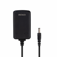 Deltaco PS12-20B Strömadapter 12V DC/2A, svart