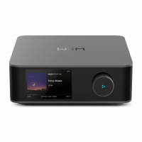Wiim Amp Ultra streamingförstärkare med Chromecast & HDMI ARC, mörkgrå