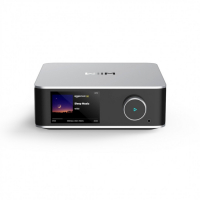 WiiM Ultra ntverksstreamer med HDMI ARC, mt-EQ & Chromecast, silver