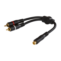 Dynavox Blanko Y-Kabel 1F2M, 0.3 meter