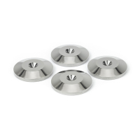 Dynavox Spikesunderlgg 4-pack, silver