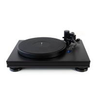 Music Hall Stealth direktdriven skivspelare med Ortofon 2M Blue-pickup, svart