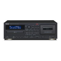 Teac AD-850-SE CD & kassettbandspelare, svart