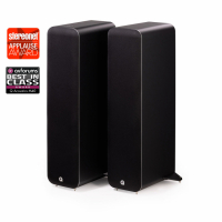 Q Acoustics M40 aktiva stereohgtalare med Bluetooth & DAC, svart par