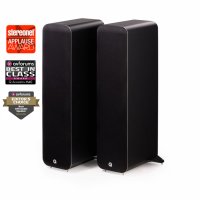 Q Acoustics M40 aktiva stereohgtalare med Bluetooth & DAC, svart par