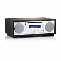 Tivoli Audio Music System Plus med CD, Bluetooth & radio, svart/silver