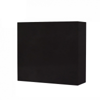 DLS Flatsub Midi vggmonteringsbar subwoofer, mattsvart Returexemplar