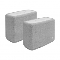 Audio Pro A15 aktiv Wifi-hgtalare med AirPlay 2 & Google Cast, ljusgr 2-pack