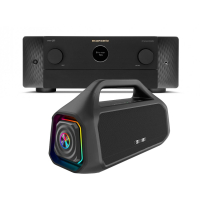 Marantz Cinema 50 Hemmabioförstärkare Svart med Arcsound Steam partyhögtalare