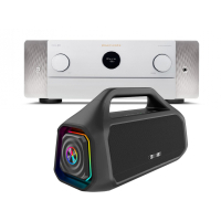 Marantz Cinema 50 Hemmabioförstärkare Silver med Arcsound Steam partyhögtalare
