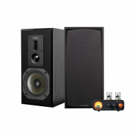 Fosi Audio MC331 & Dynavoice Definition DM-6MKII Svarta Stereopaket Stativhögtalare