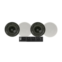 System One SC4B högtalarväxel & 2 par DLS IC623 Slim Inbyggnadshögtalare