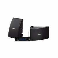 System One A50BT & Yamaha NS-AW592 Svarta Utomhushögtalare Stereopaket