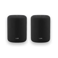 WiiM Sound Lite streaminghögtalare med AI RoomFit, svart 2-PACK